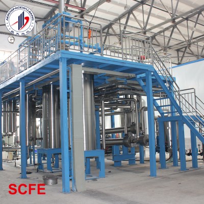 Supercritical CO2 fluid extraction machine for plants oil extraction